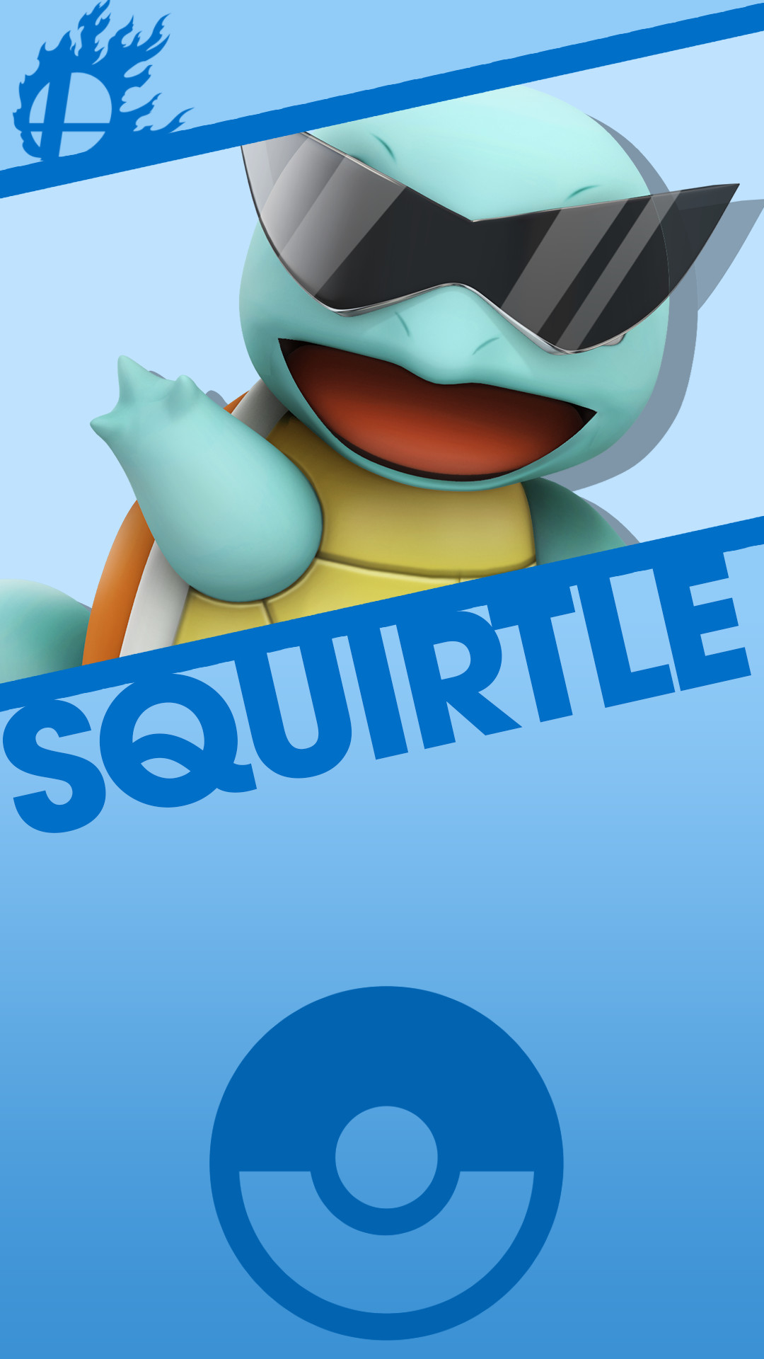1080x1920 ... Squirtle(SquirtleSquad) Smash Bros Phone Wallpaper by MrThatKidAlex24