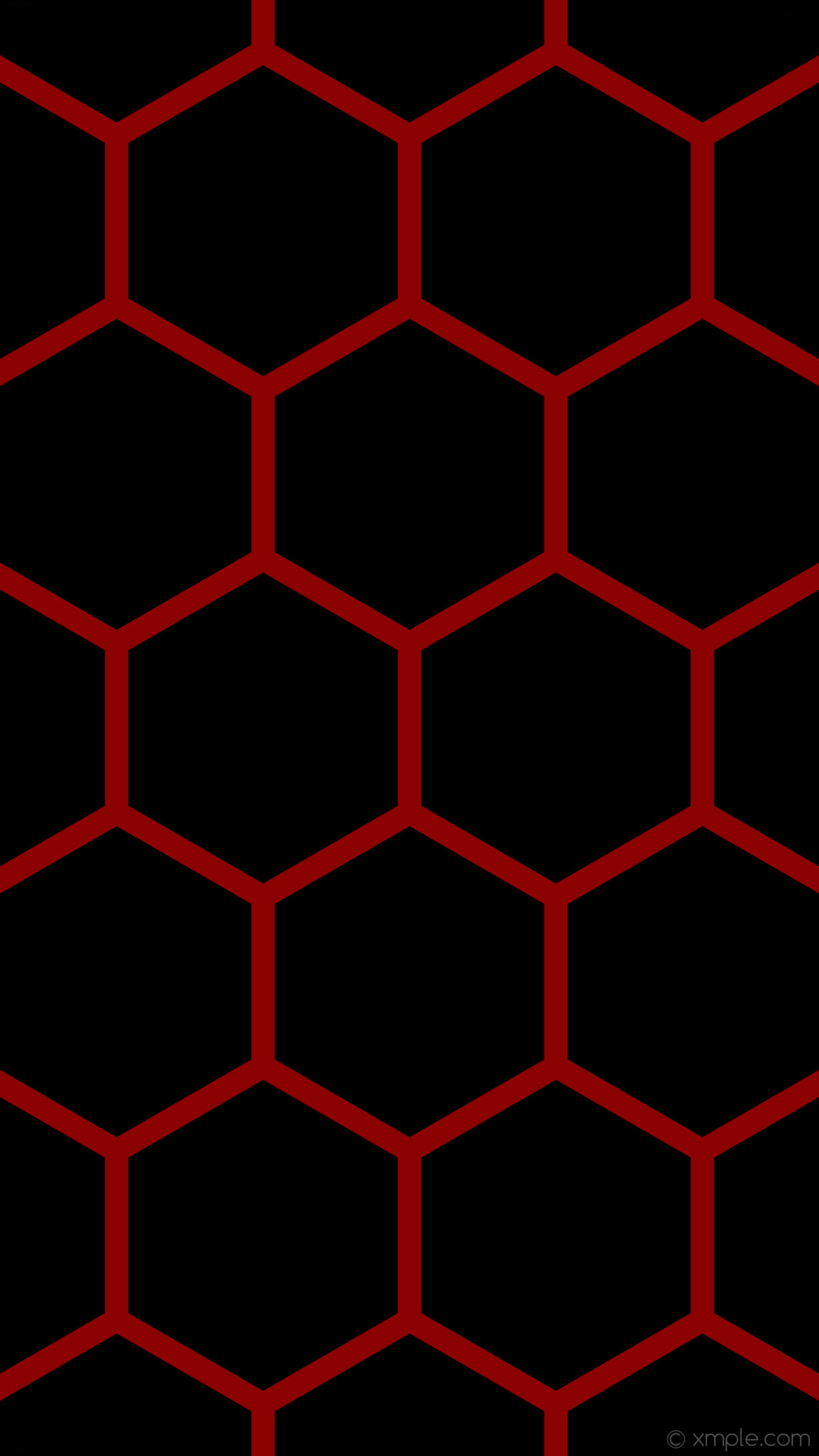 1152x2048 wallpaper red honeycomb black hexagon beehive dark red #000000 #8b0000 0Â°  33px 412px