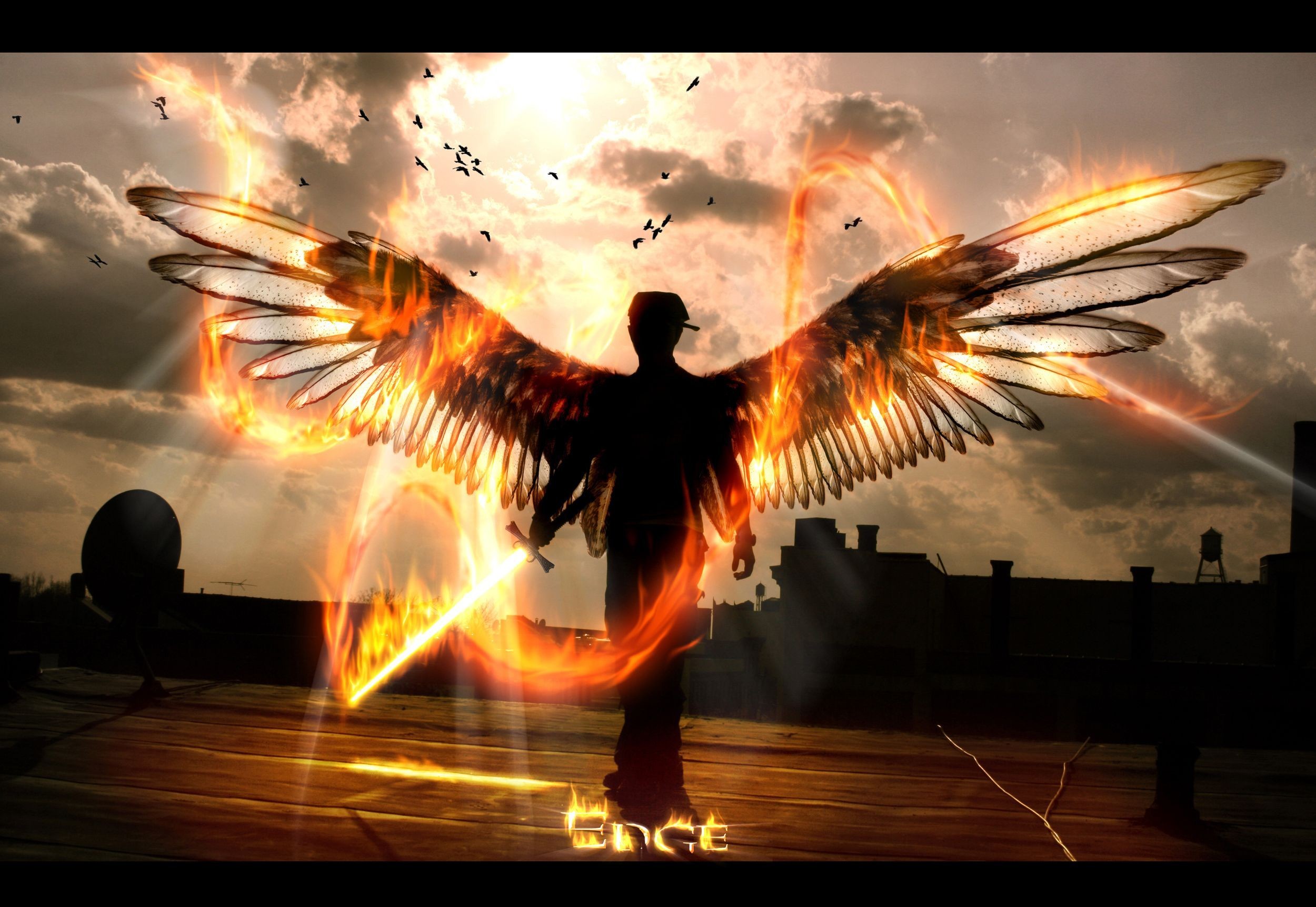 2500x1723 Angel Backgrounds.  0.4 MB