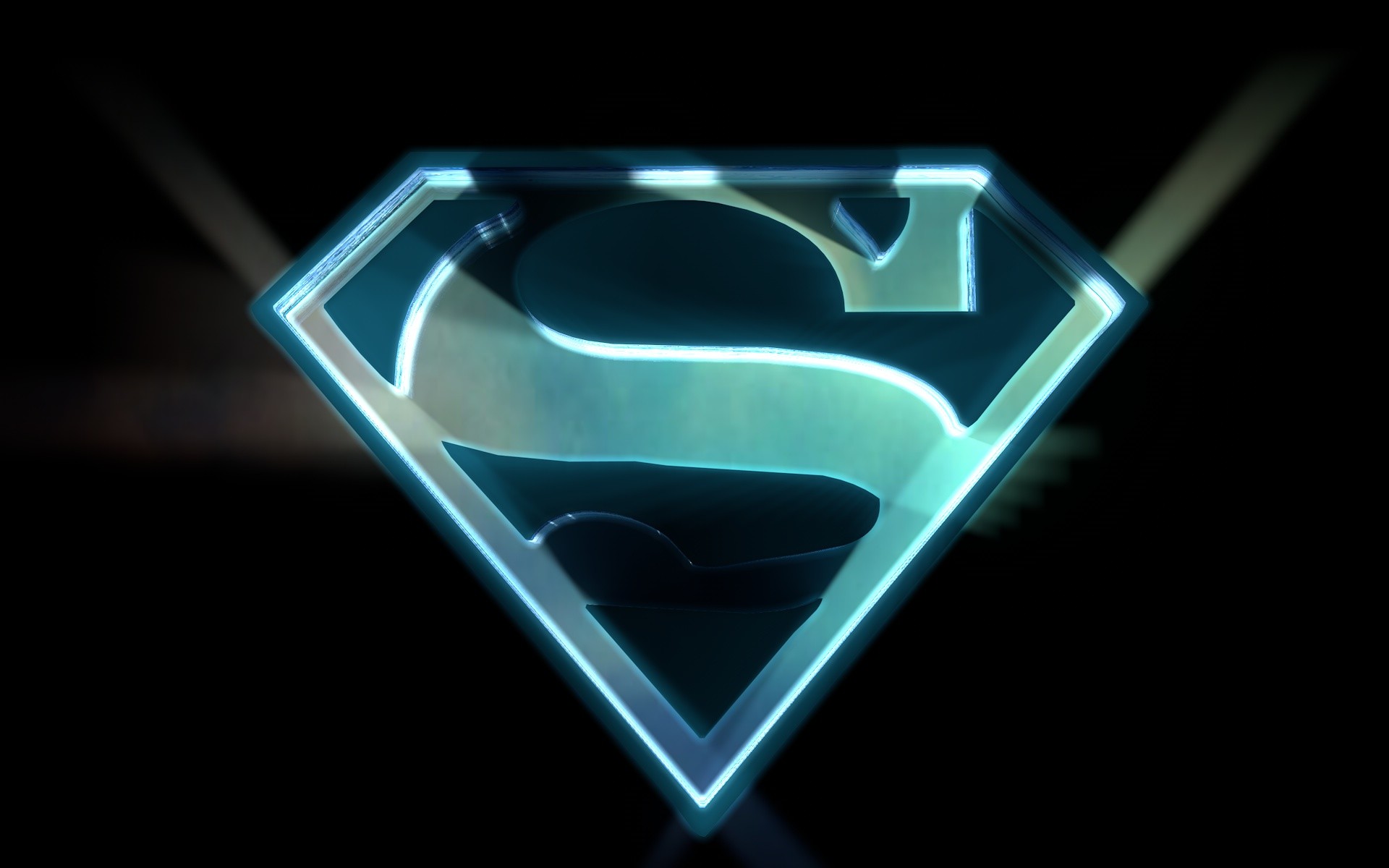 superman logo wallpaper hd black