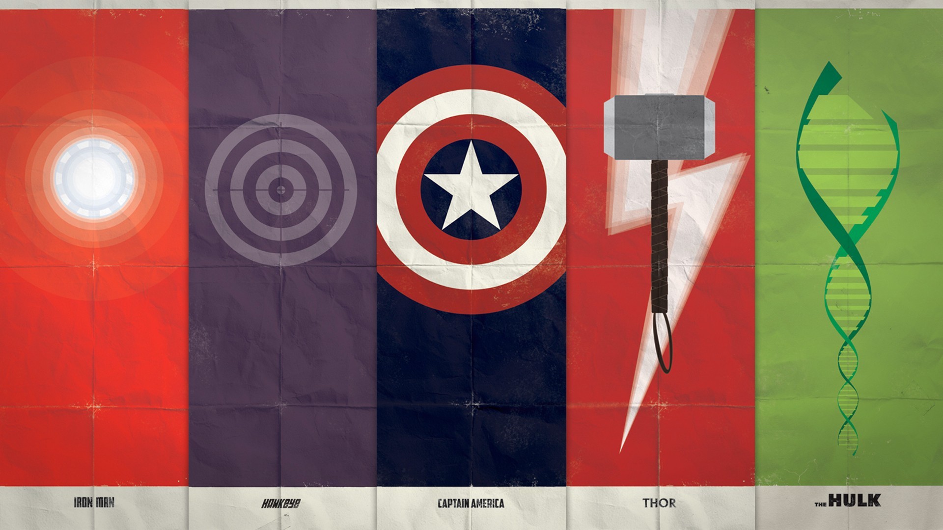 1920x1080 Arc Reactor Bullseye Comics Digital Art DNA Hero Marvel Mjolnir Shields  Superheroes Symbols The Avengers