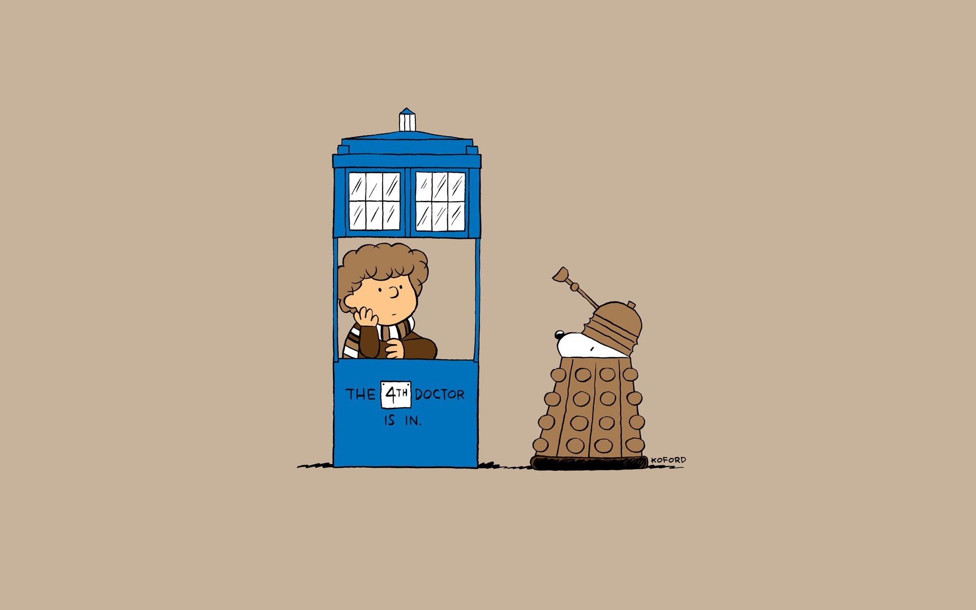 1920x1200 wallpaper TARDIS Â· Fourth Doctor