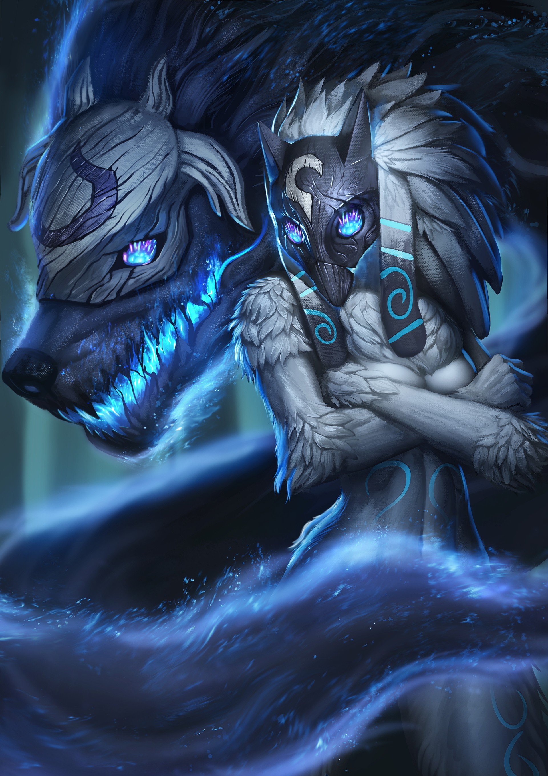 1920x2716 Kindred (League of Legends), League of Legends Wallpapers HD / Desktop and  Mobile Backgrounds