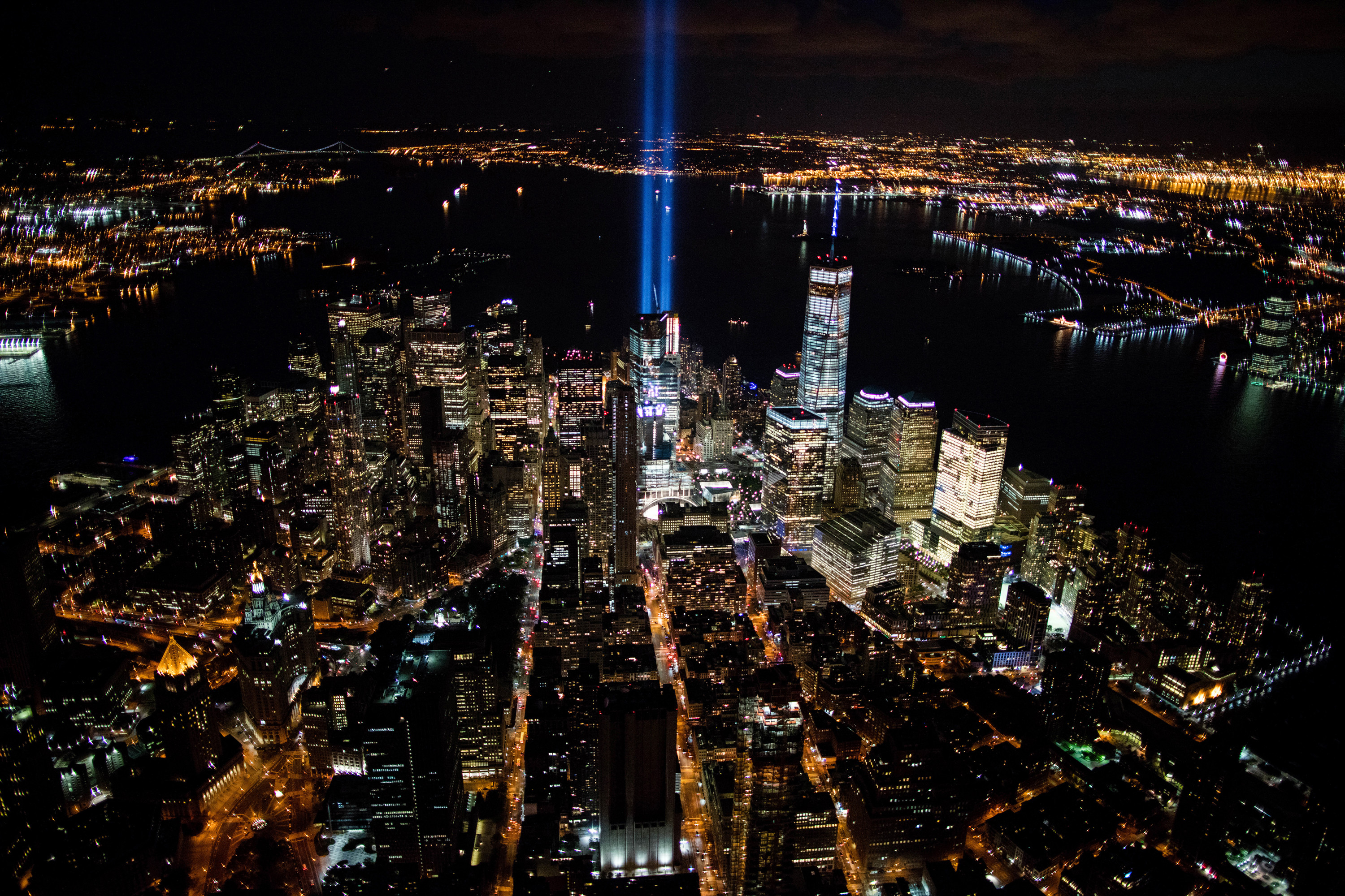 3000x2000 Twin Towers in remembrance of the September 11 attacks, Tribute in Light