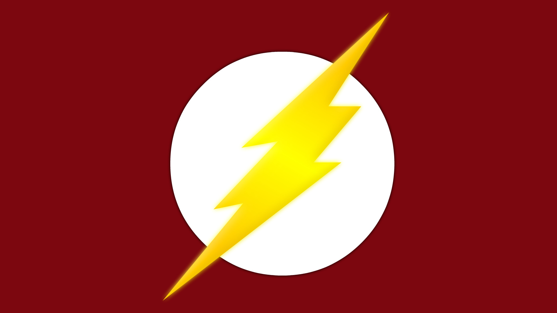 1920x1080 The Flash Symbol by Yurtigo