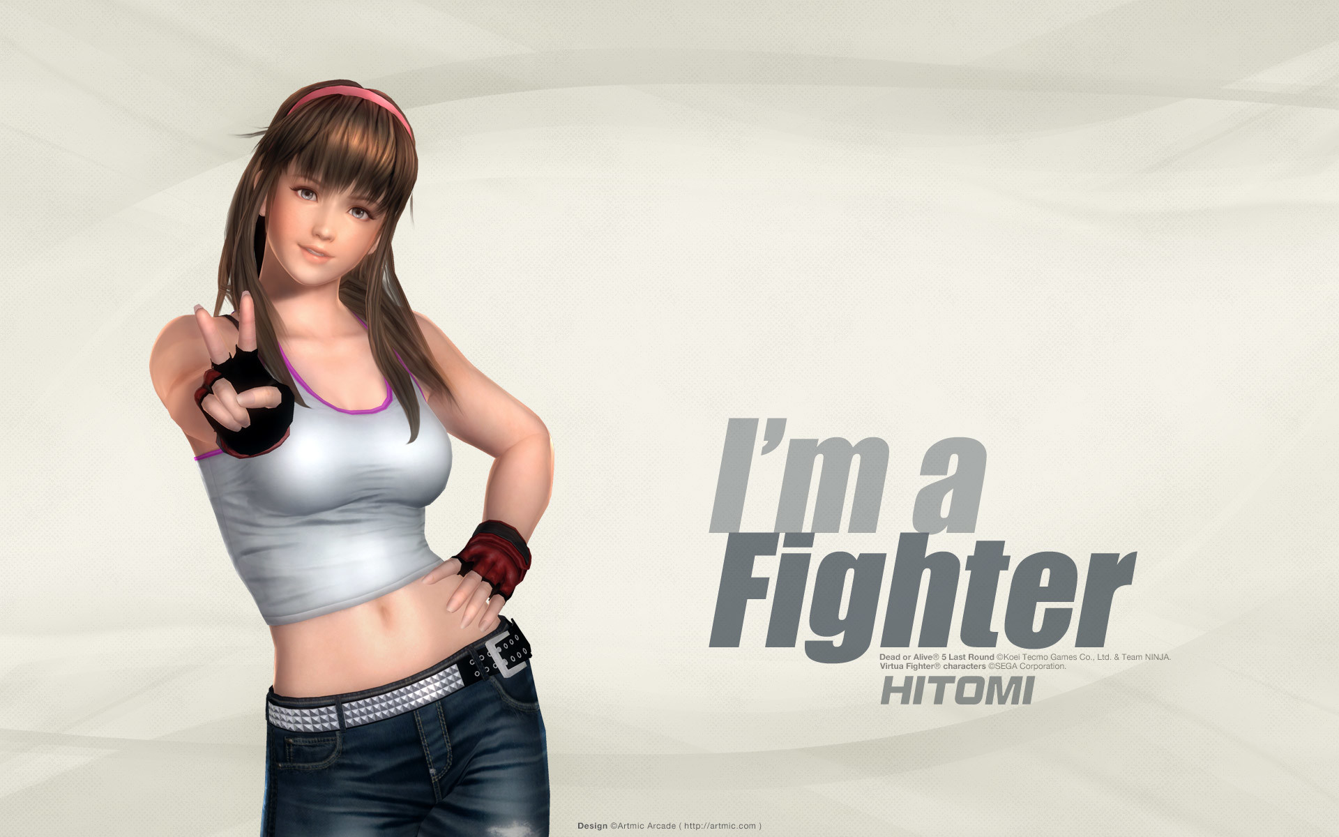 1920x1200 ... Dead or Alive 5 Last Round Wallpapers Hitomi ...