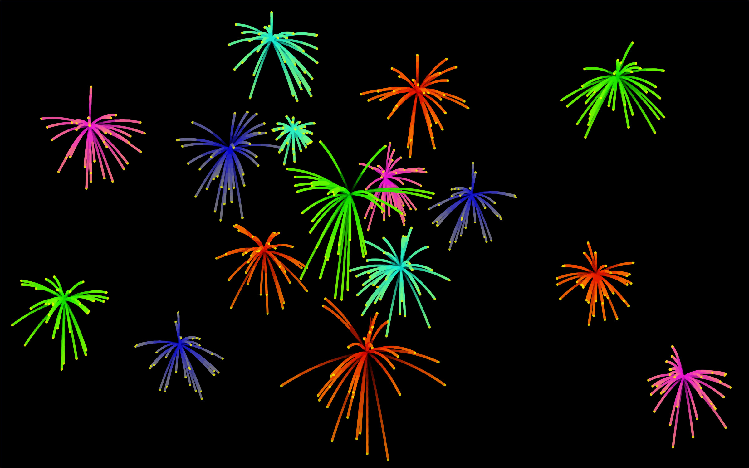 2400x1500 Fireworks background