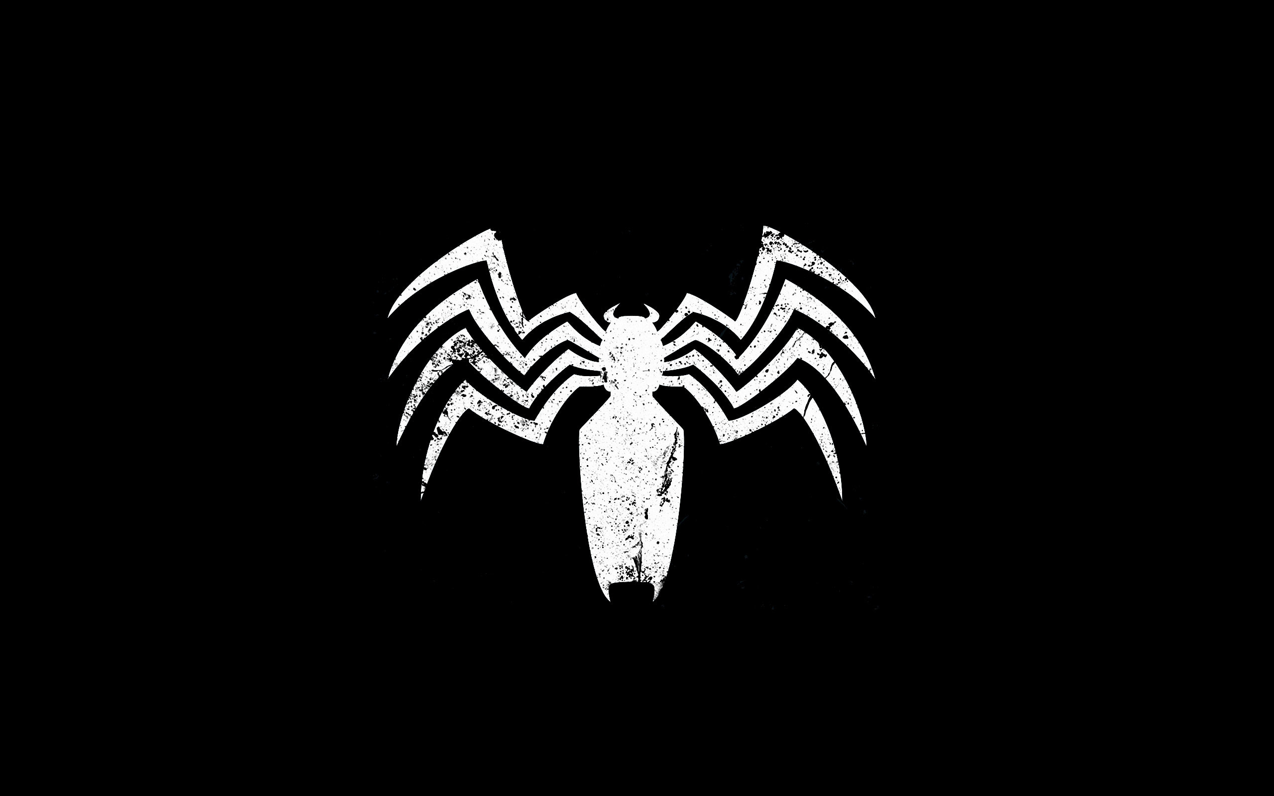 2560x1600 Black Spiderman Logo HD Wallpapers