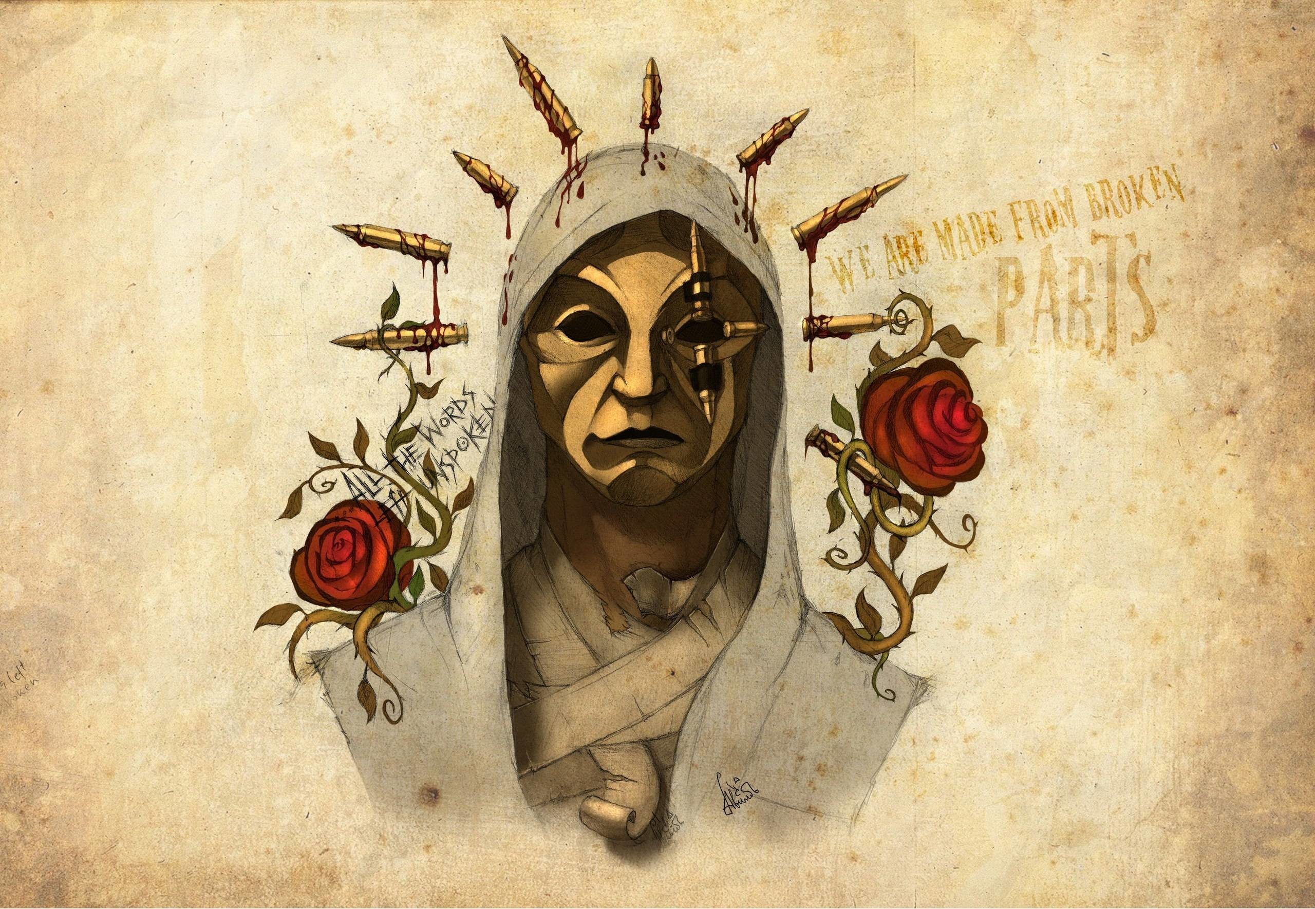 2560x1770 Wallpaper hollywood undead, notes from the underground, danny .
