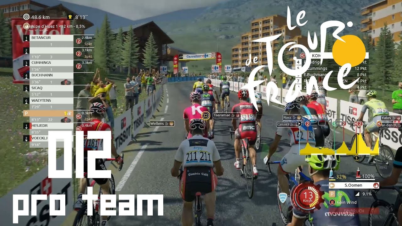 1920x1080 Tour de France 2016 Pro Team [PS4] #012 - Alpe d'Huez [HD+] - Let's Play