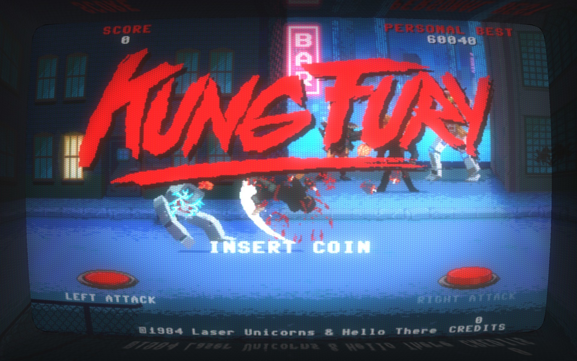 1920x1200 Kung Fury: Street Rage - Insert Coin