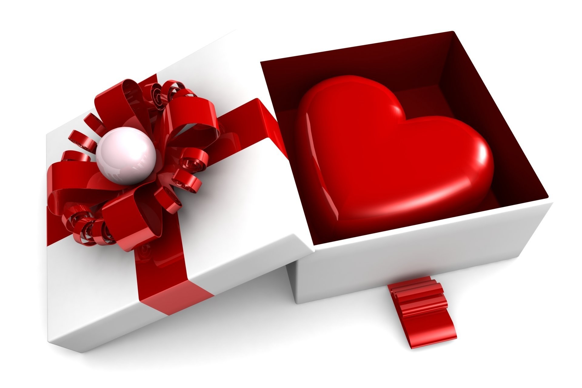 1920x1280 valentine's day romantic heart gift love box heart present
