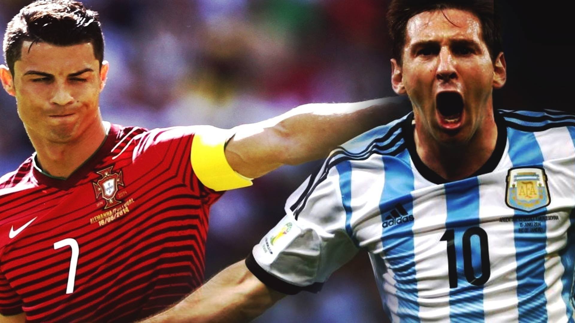 1920x1080 Cristiano Ronaldo & Lionel Messi - World Cup Brazil Battle 2014 HD - YouTube