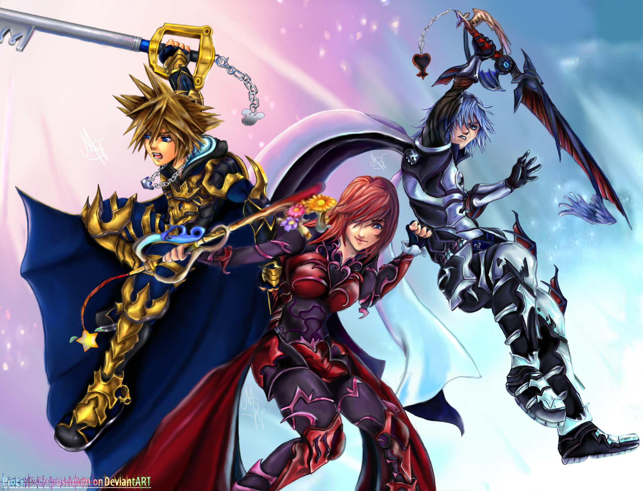 2193x1677 Keyblade Masters: The Next Generation by ProcerDeCrepusculum.deviantart.com  on @deviantART Â· Kingdom Hearts ...