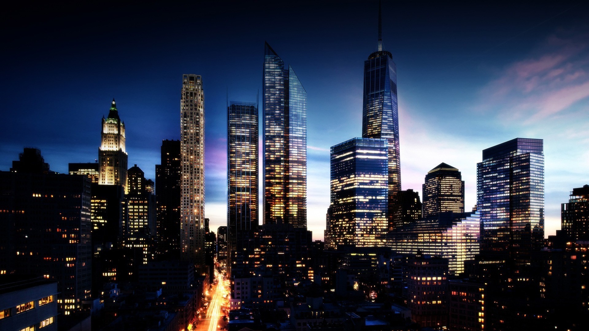 1920x1080 ... Above talking About picture parts of High Resolution New York Skyline  At Night Wallpaper HD 1