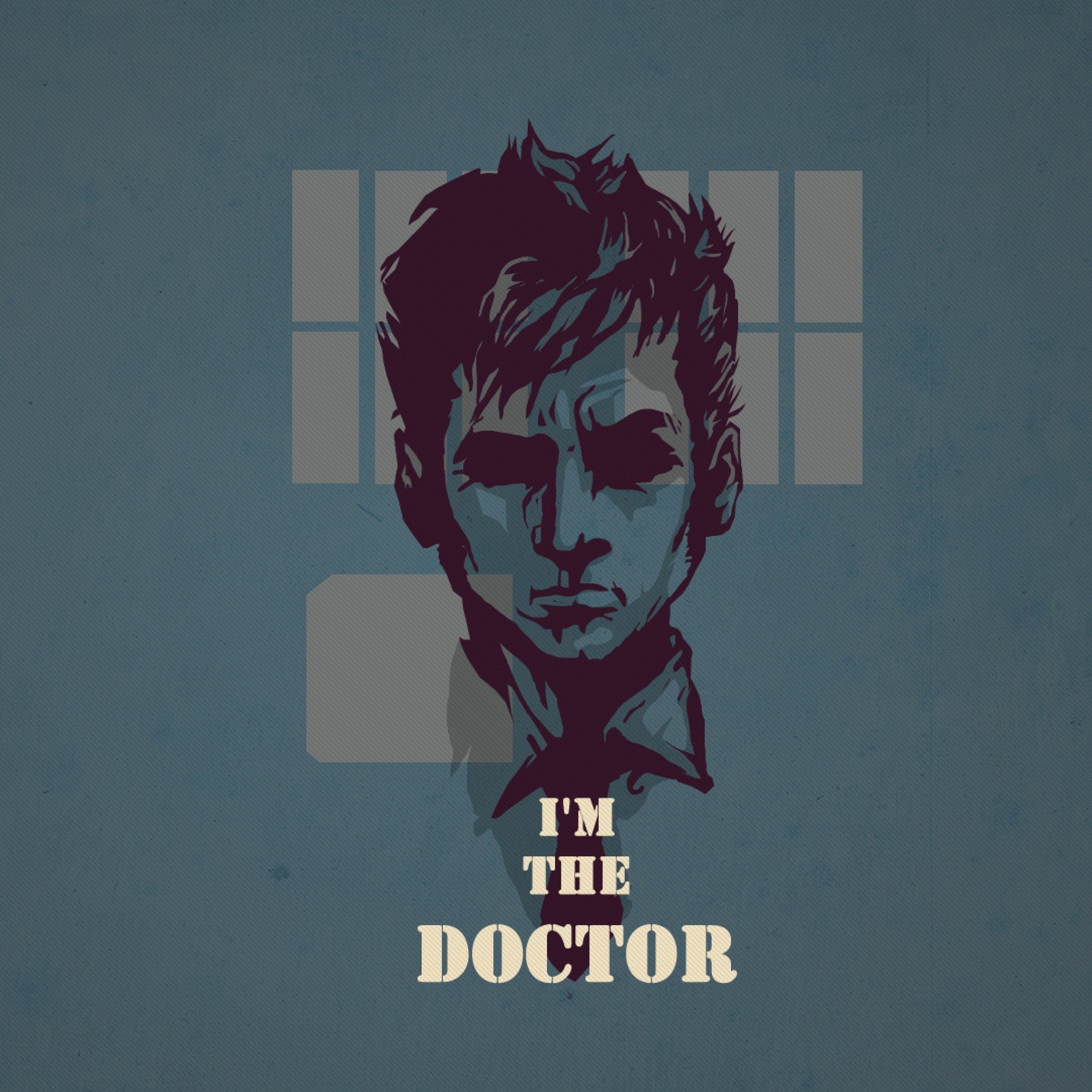 2048x2048  Wallpaper doctor who, tardis, tennant