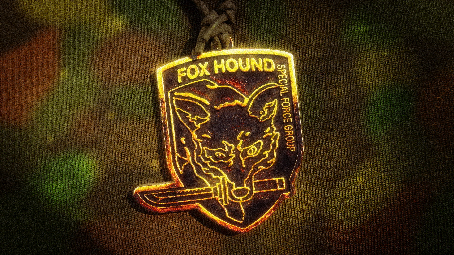 1920x1080 ... Fox Hound Pendant Camo Wallpaper by nxsvinyard