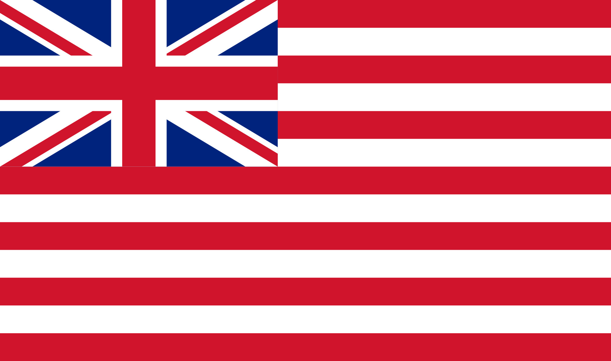 2000x1182 Flag of the British East India Company