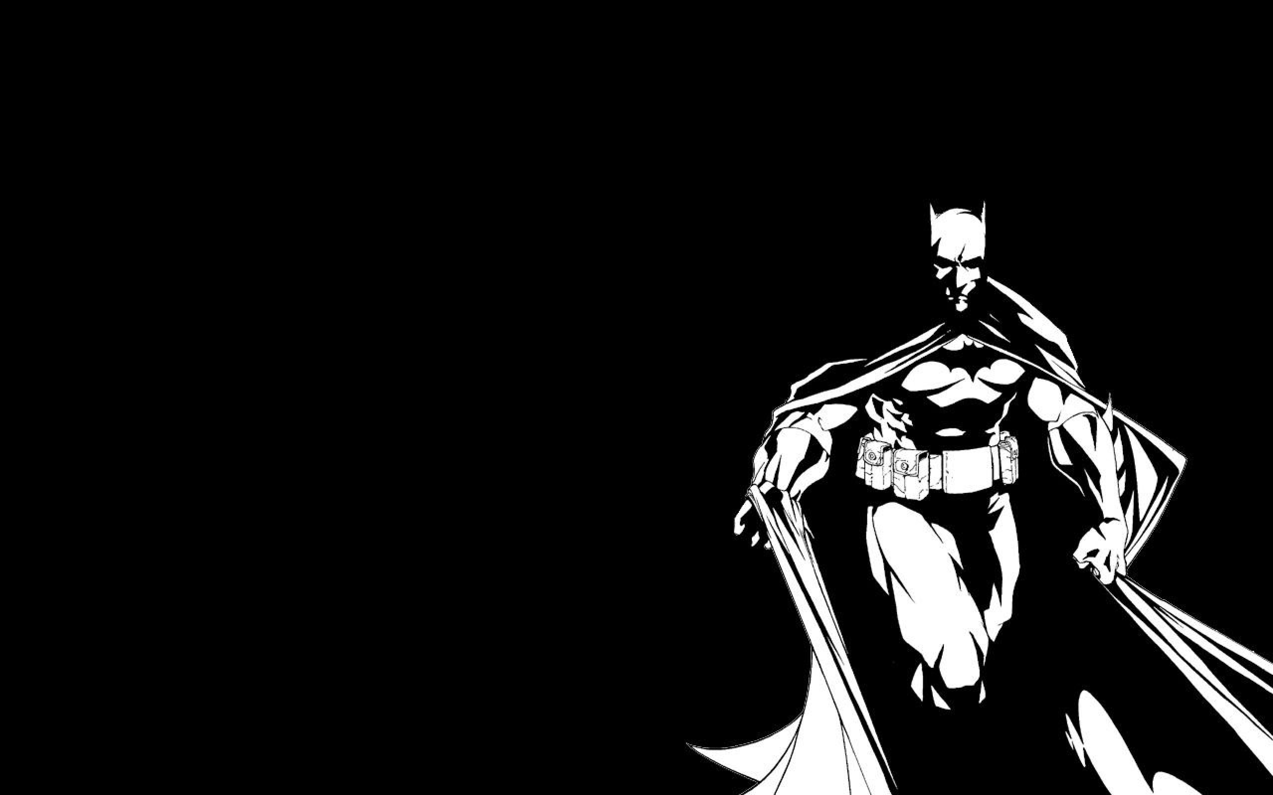 2560x1600 Batman Black And White ...