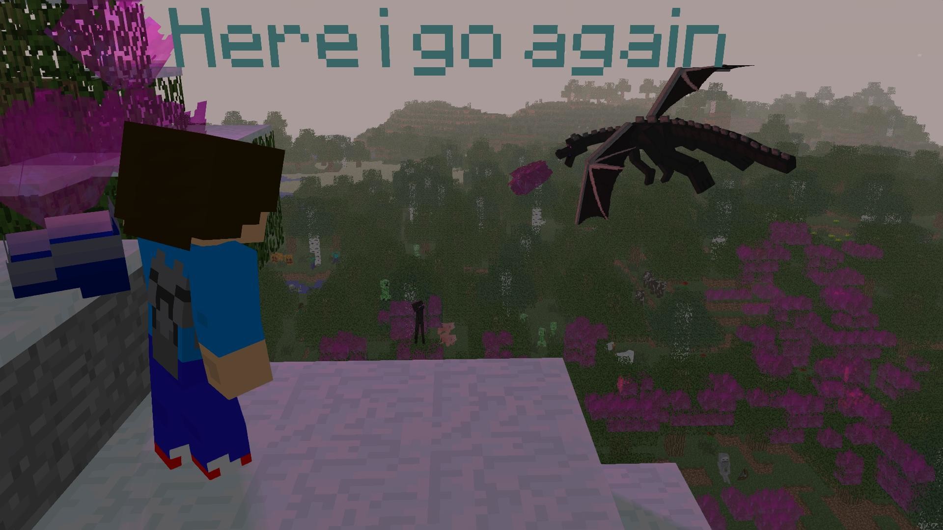 1920x1080 that young ender dragon is just like the normal one only better.