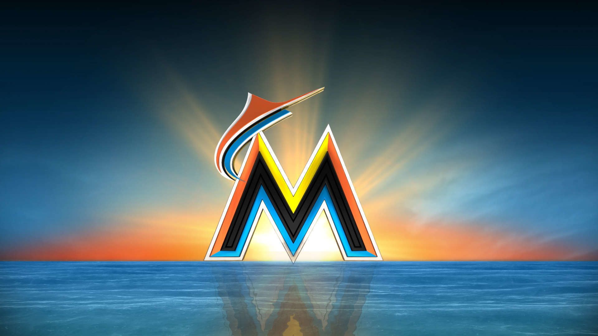 1920x1080 Download now: Miami Marlins Logo HD Wallpaper. Read description info's .