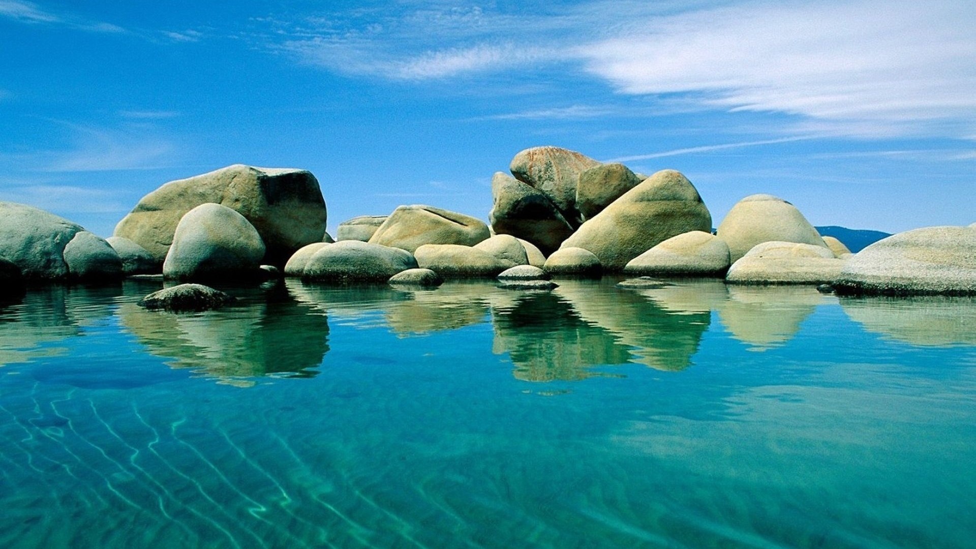 1920x1080 Download now full hd wallpaper adriatic sea stone clear water blue croatia  ...