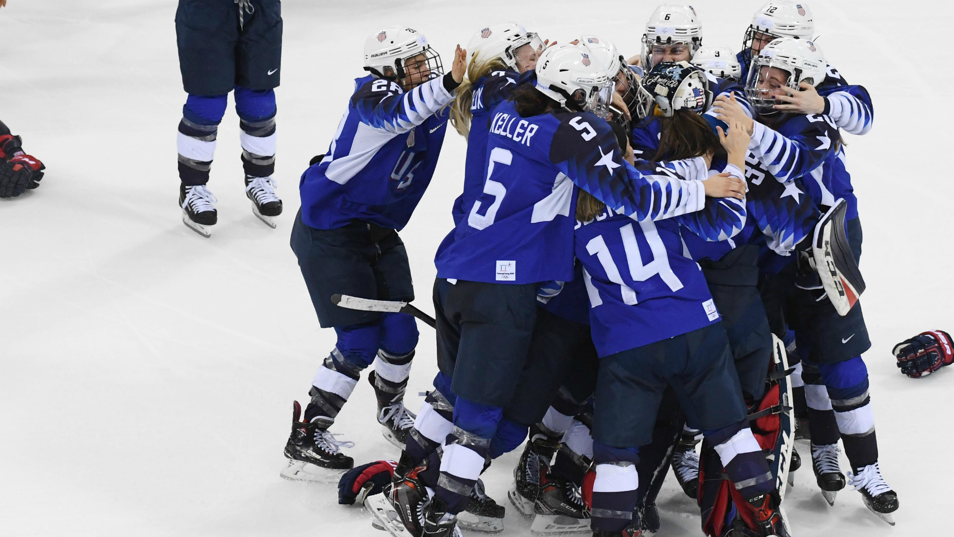 1920x1080 Team USA reclaims women's hockey gold from Canada in instant Olympic classic