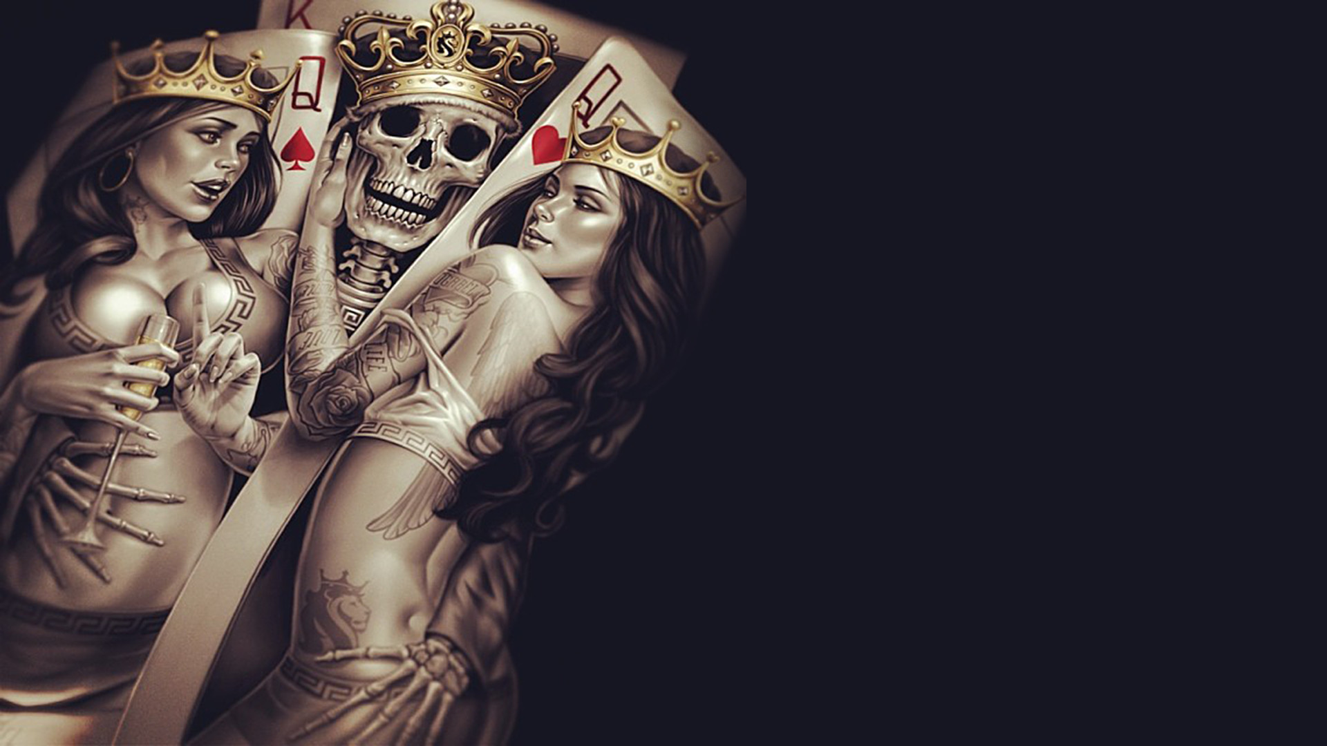 1920x1080 Free Skull Wallpapers | Wallpapers, Backgrounds, Images, Art Photos.