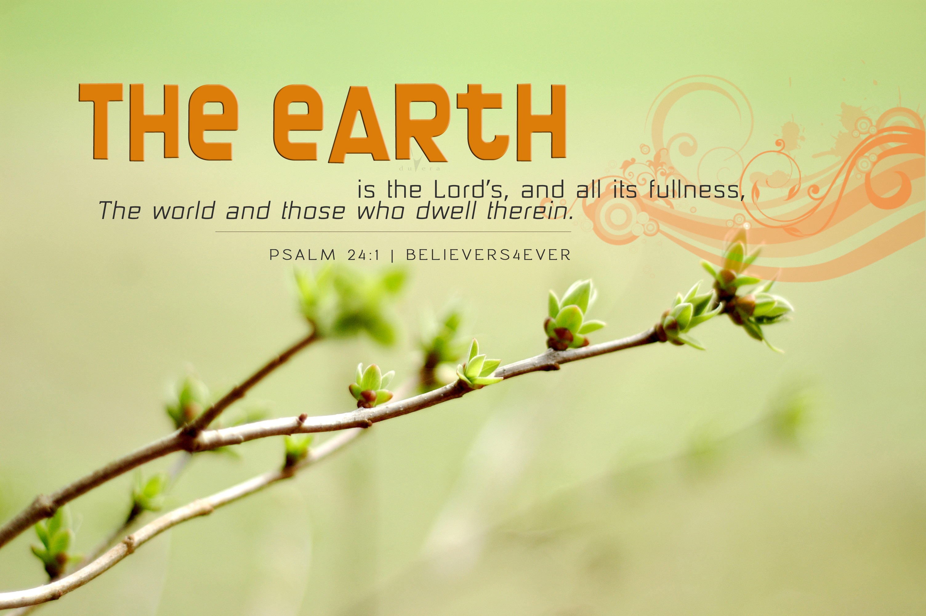 3008x2000 The earth is the Lord's