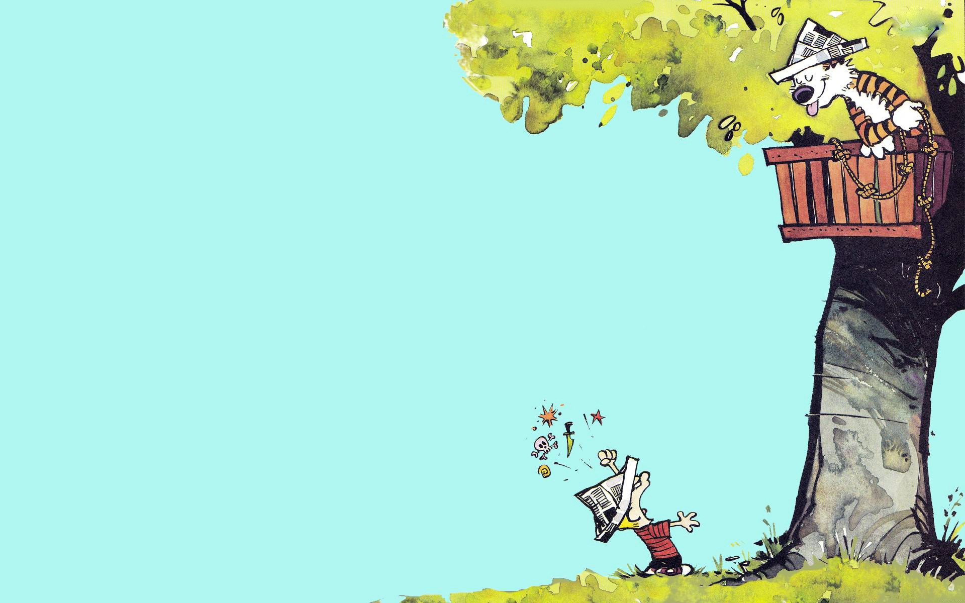 1920x1200 Download-Cute-Calvin-and-Hobbes-Wallpapers