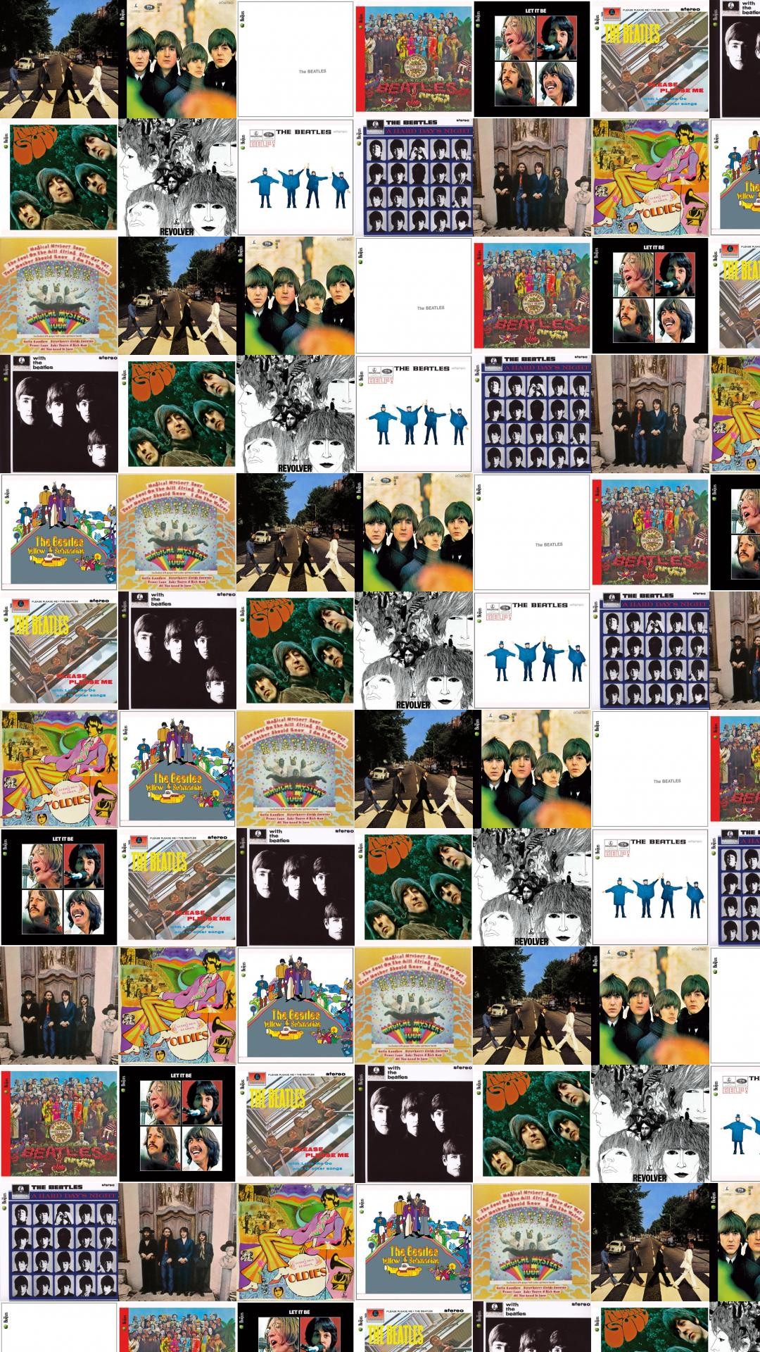 1080x1920 Download this free wallpaper with images of The Beatles – Abbey Road, The  Beatles – Beatles For Sale, The Beatles – White Album, The Beatles – Sgt.  Pepper, ...