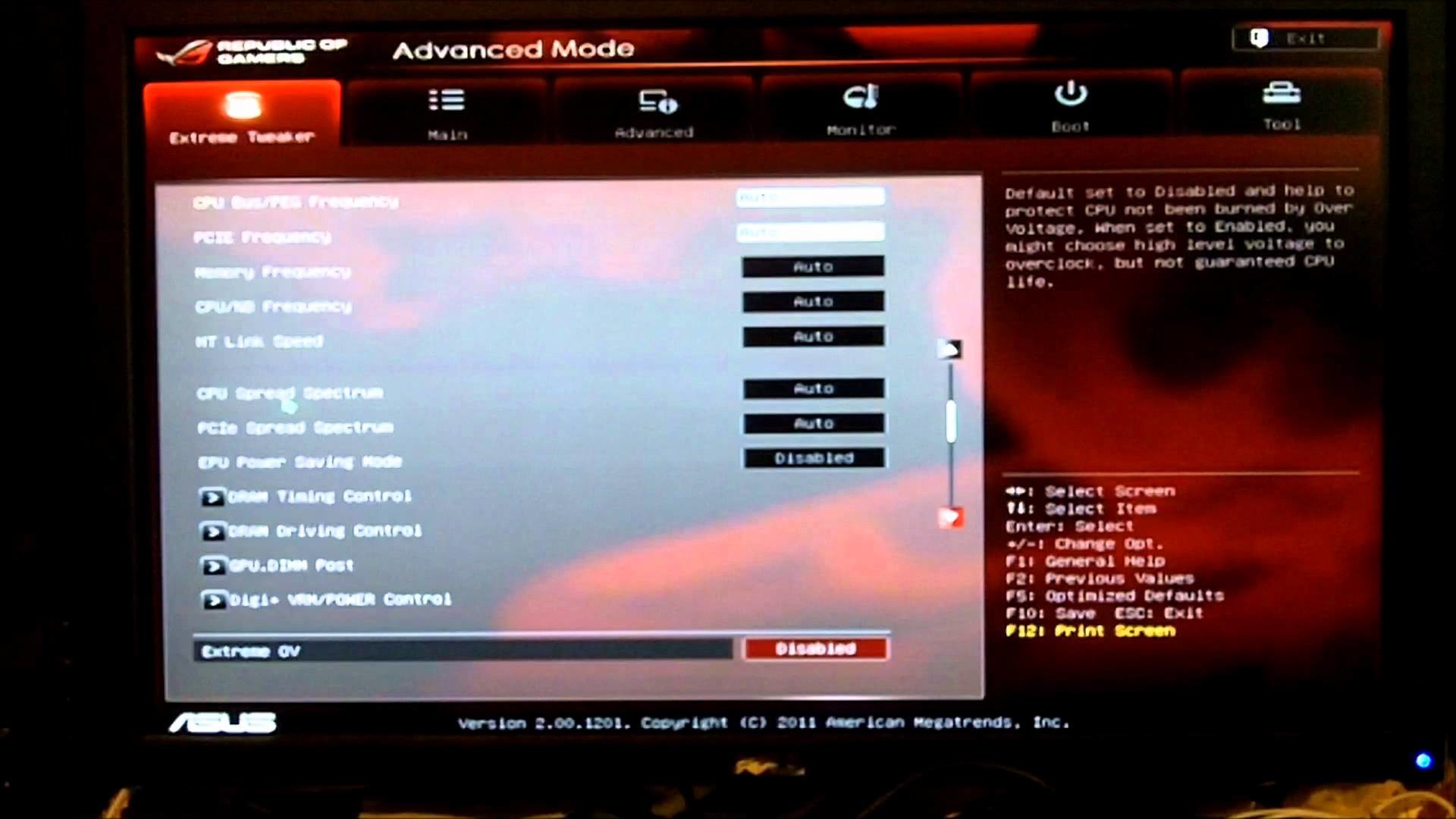 1920x1080 ASUS Republic of Gamers Crosshair V Formula with AMD FX 8150 - BIOS -  YouTube
