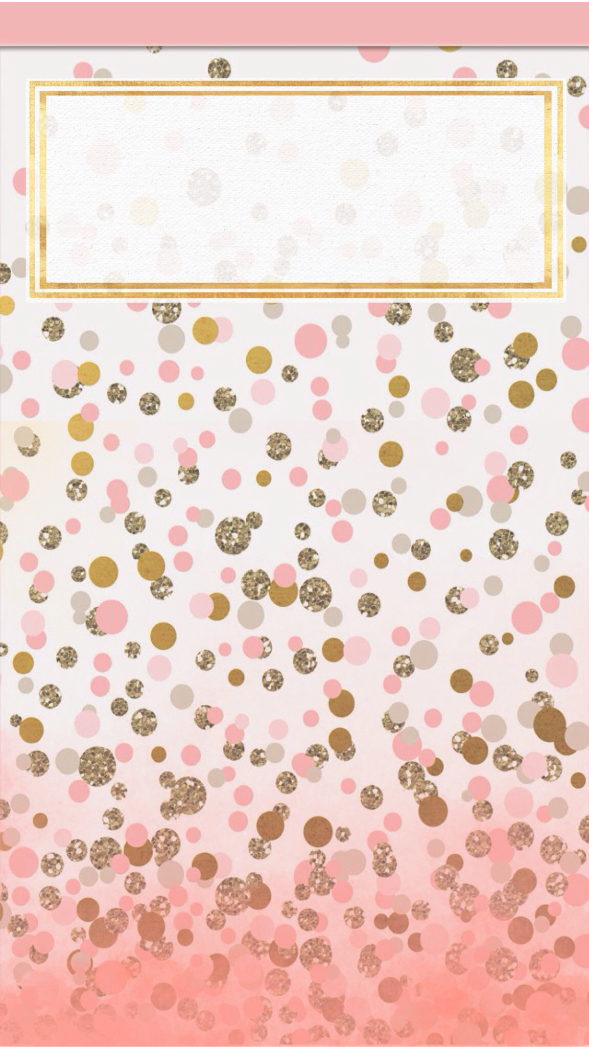 1153x2048 Pink and gold dots