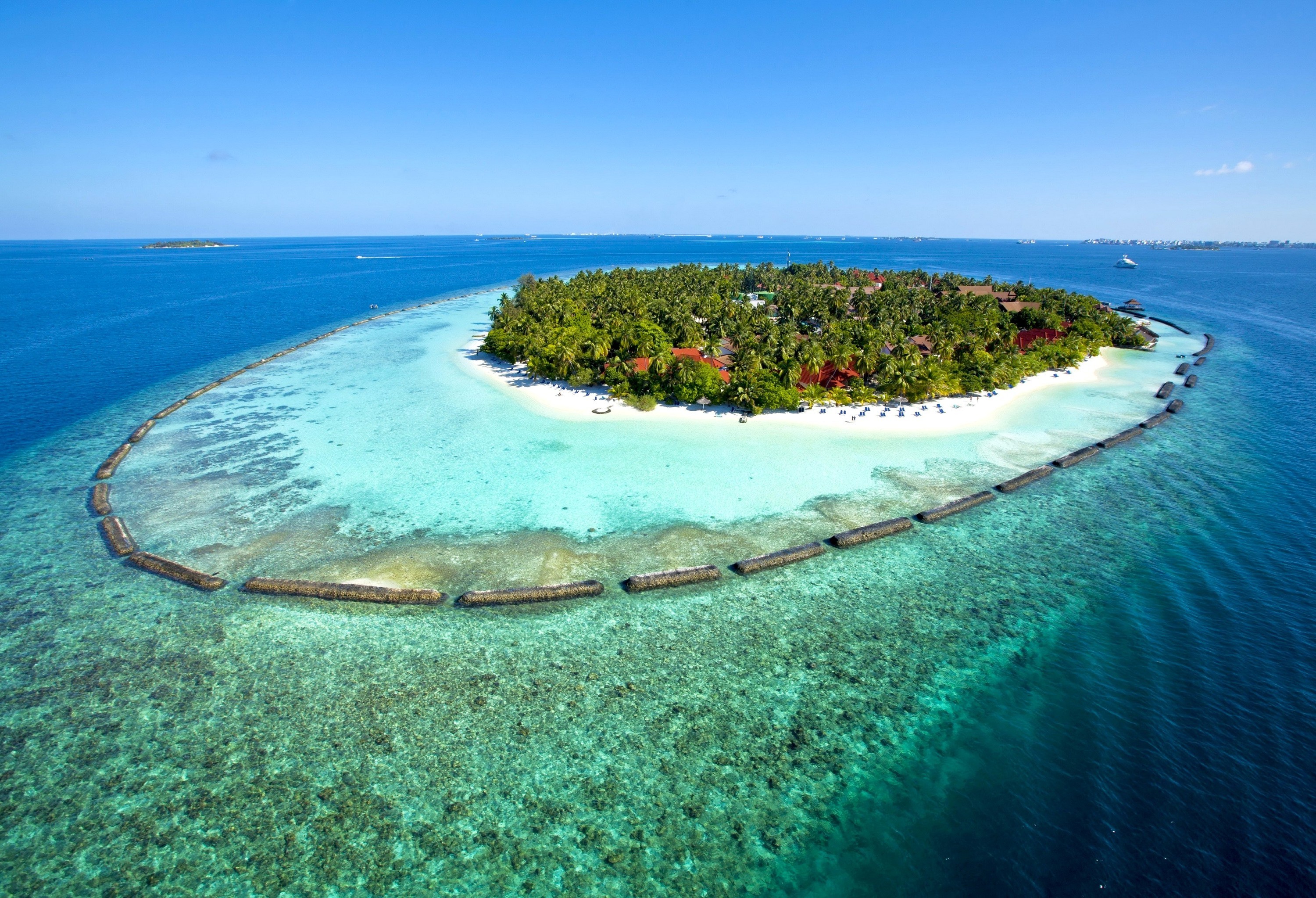 3000x2046 beach, Landscape, Maldives Wallpapers HD / Desktop and Mobile Backgrounds