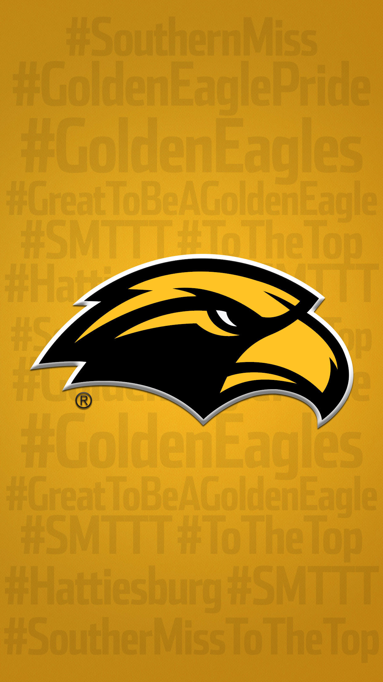 1242x2208 ... golden eagle wallpaper now available southern miss official ...