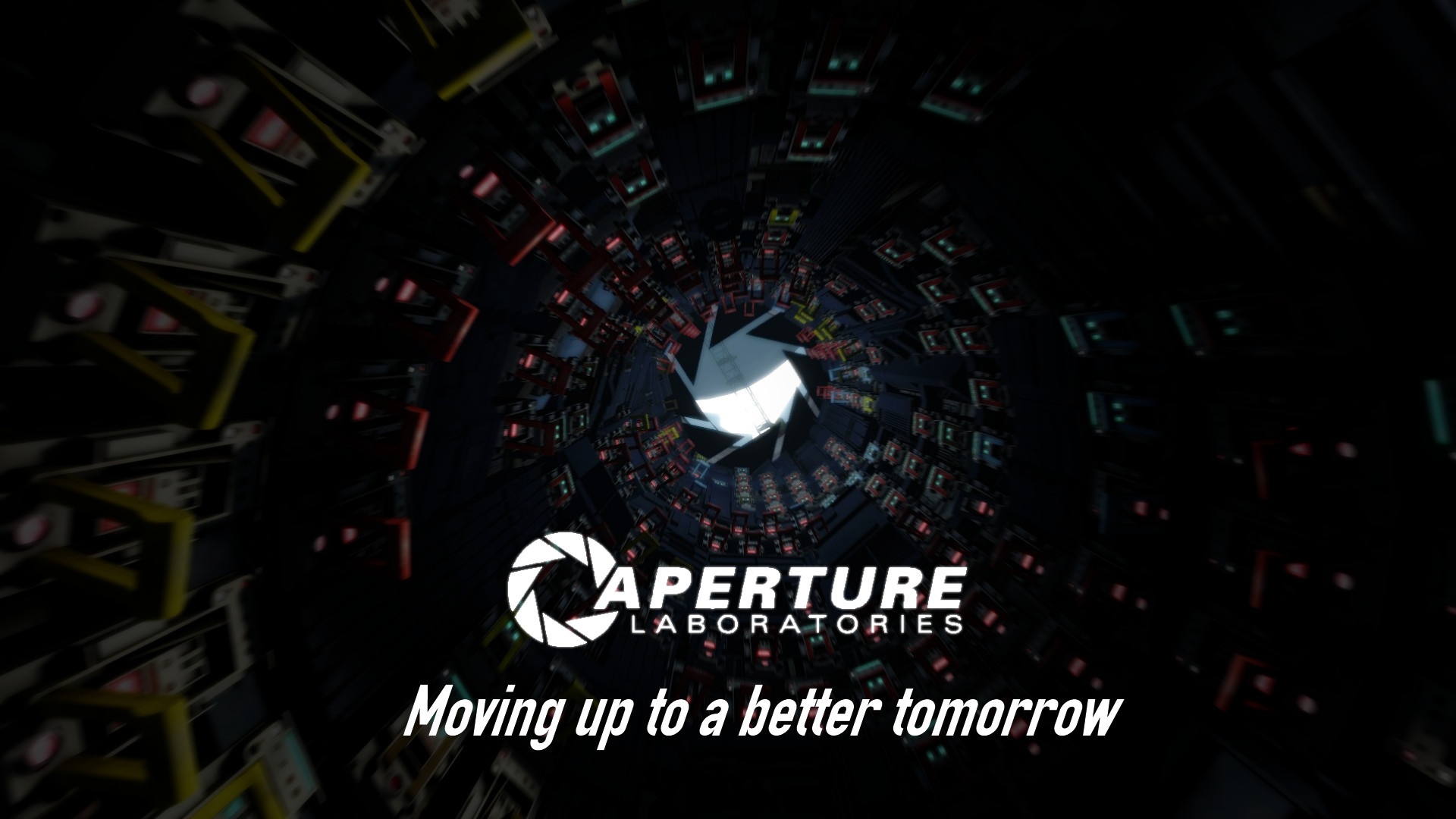 1920x1080 ... Aperture Science: Moving up to a better tomorrow by p0rtalplayer