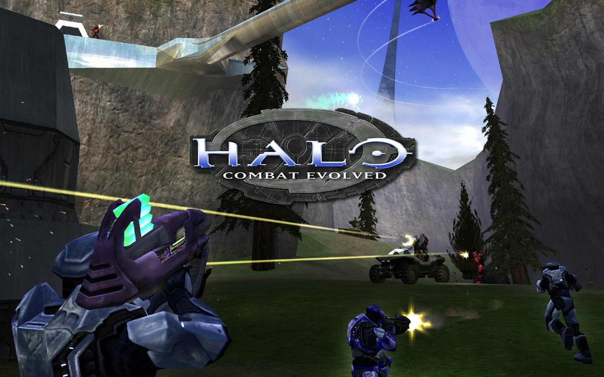 1920x1200 Halo: Combat Evolved red blue