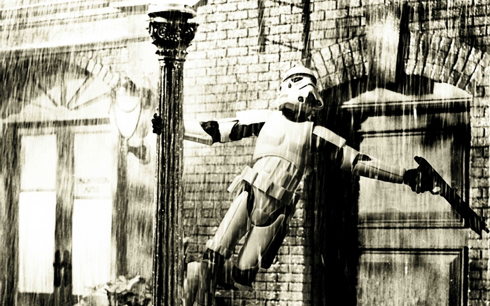 1920x1200 "Stormtroopers And Rain" Wallpaper