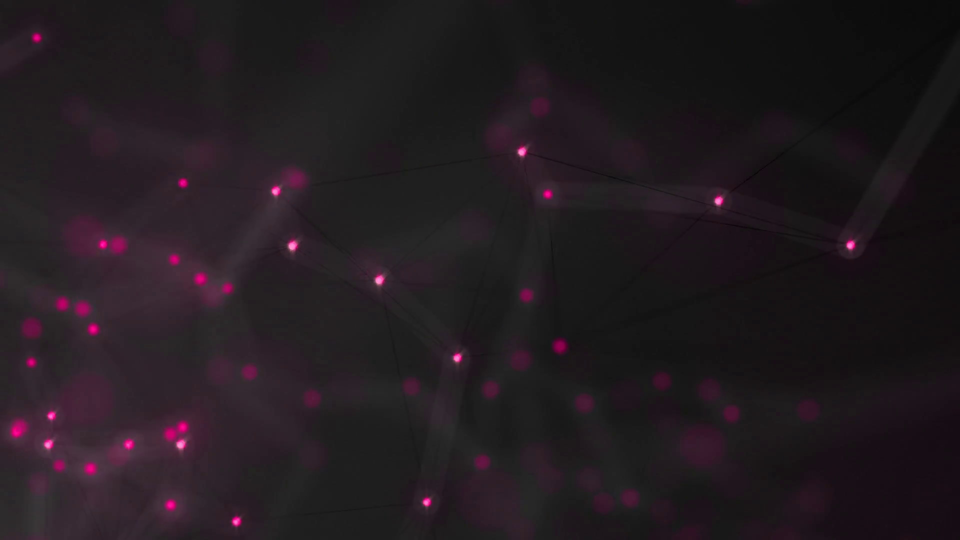 1920x1080 Network Connection Cloud Loop 7A: dark background, slow moving shifting  black mesh cloud with