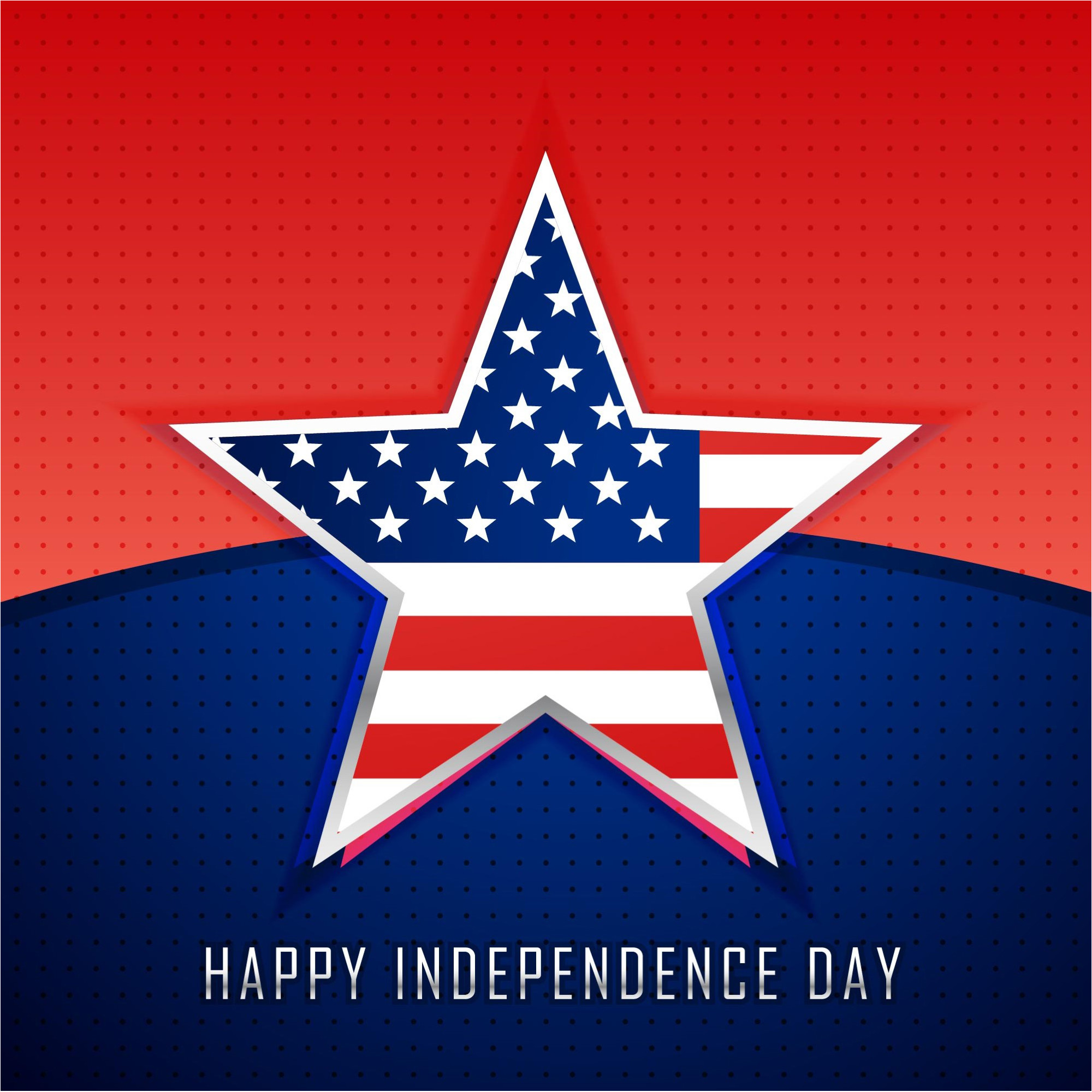 2000x2000 USA Happy 4th Of July 2017 USA Independence day vector background