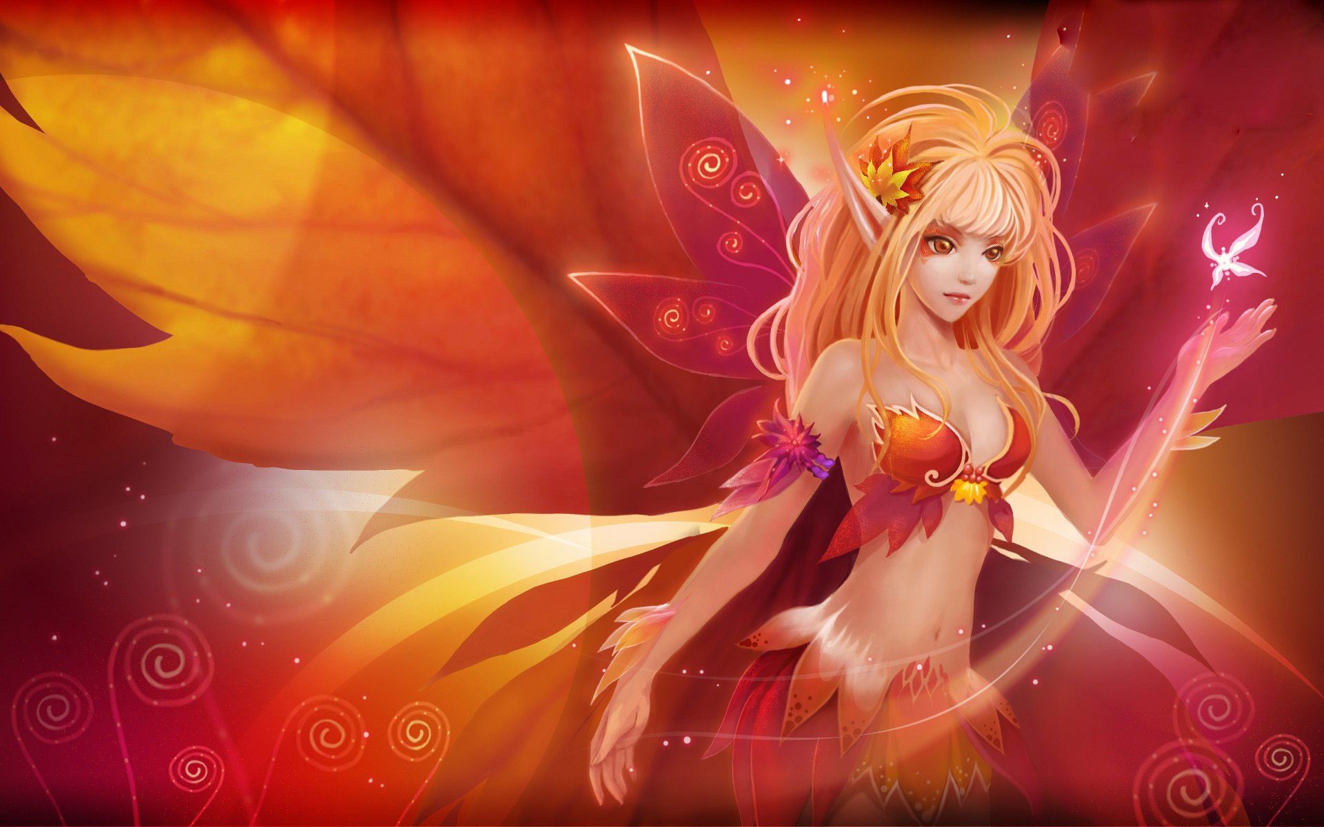 1920x1200 Red Fairy