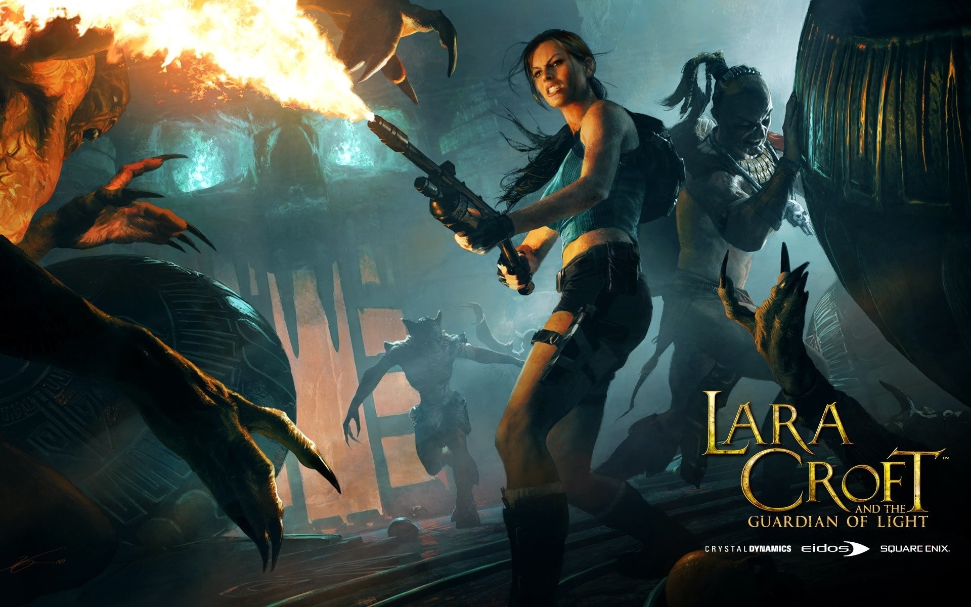 1920x1200 Wallpaper zu Lara Croft and the Guardian of Light herunterladen