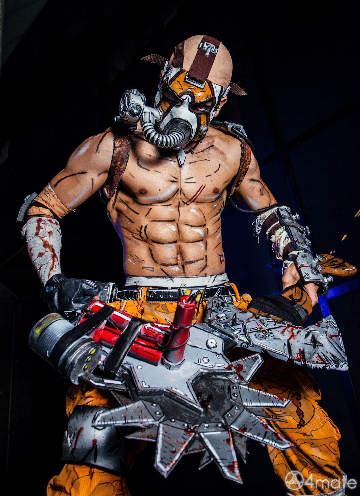1454x2000 Collections Like Borderlands 2 Krieg Psycho And Me Color Ver By Sharrm  