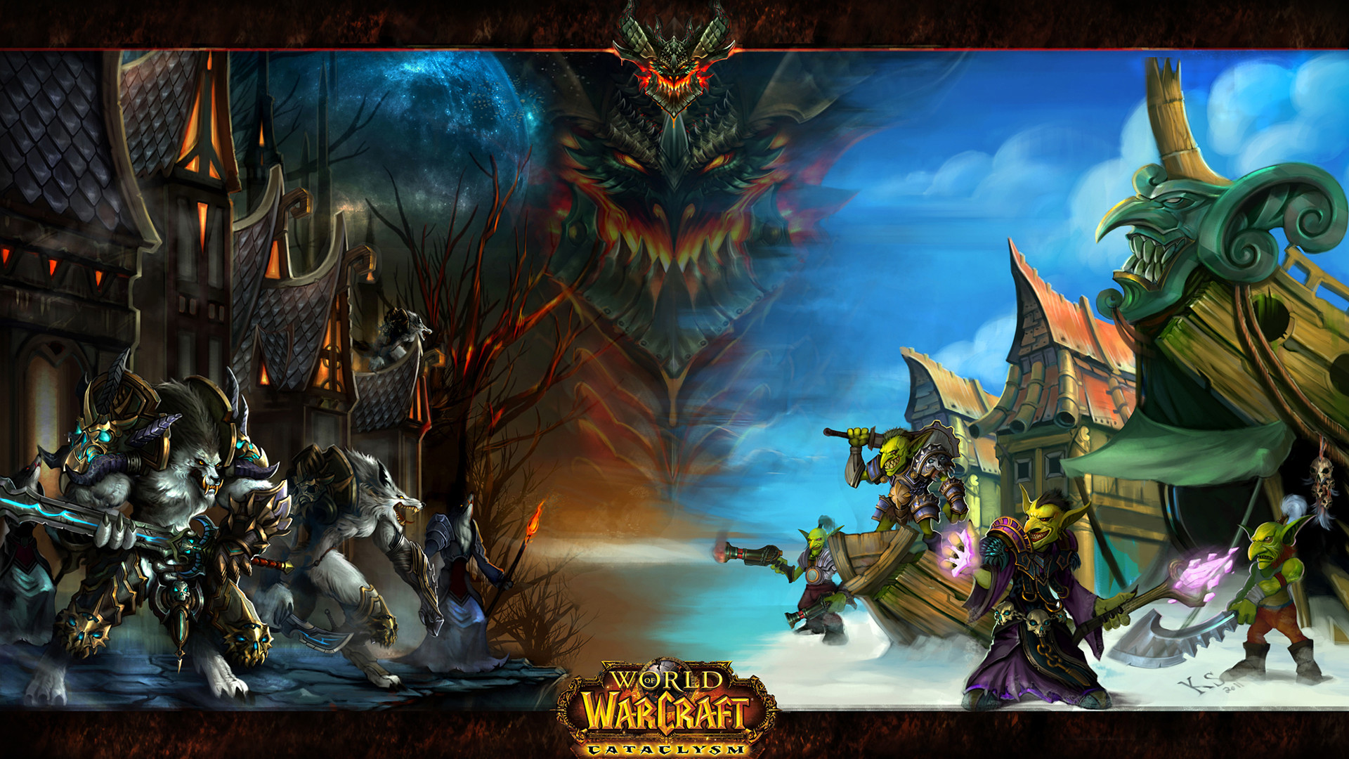 1920x1080 images of world of warcraft goblins | Wallpaper world of warcraft  cataclysm, goblins, Worgen
