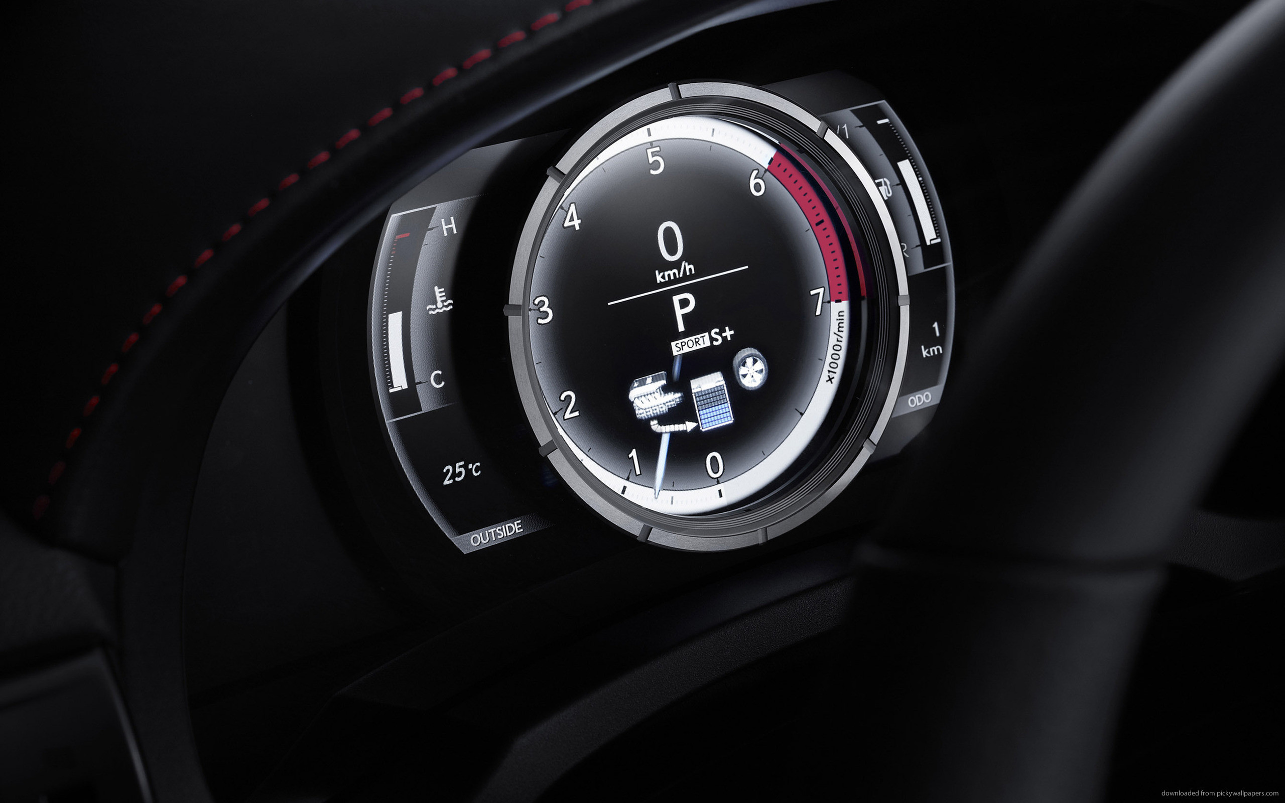 2560x1600 Lexus IS 300h Speedometer for 