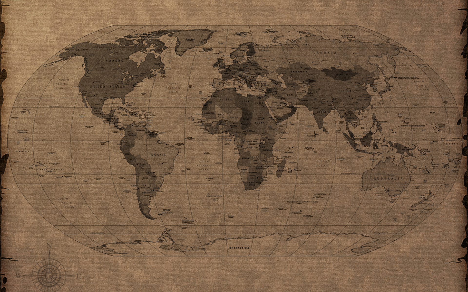 1920x1200 Earth Map Wallpaper 42