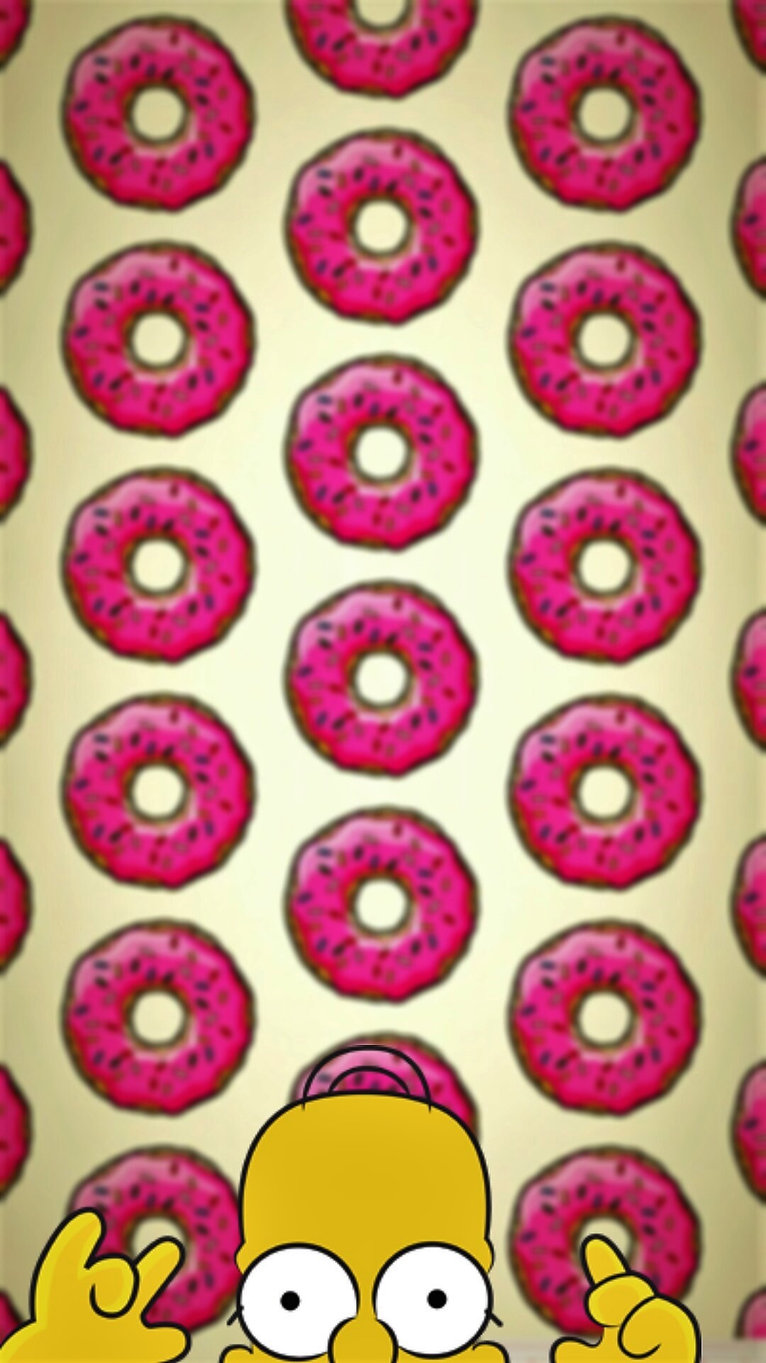 1080x1920 Homero donuts - Tap to see more of the cutest cartoon characters wallpapers!  - @
