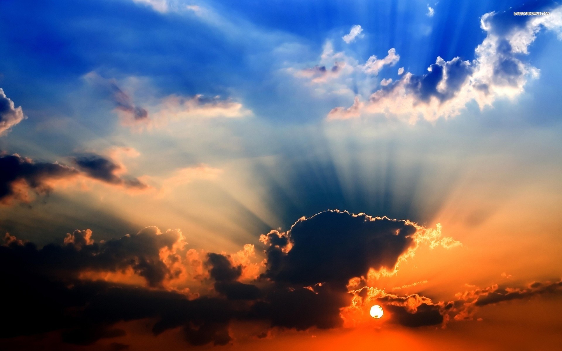 1920x1200 Sun Through The Clouds Wallpapers | HD Wallpapers Only