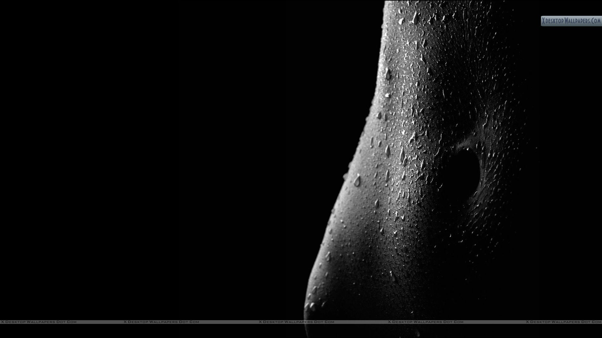 1920x1080 You are viewing wallpaper titled "Skin With Water Drops Black n White" ...
