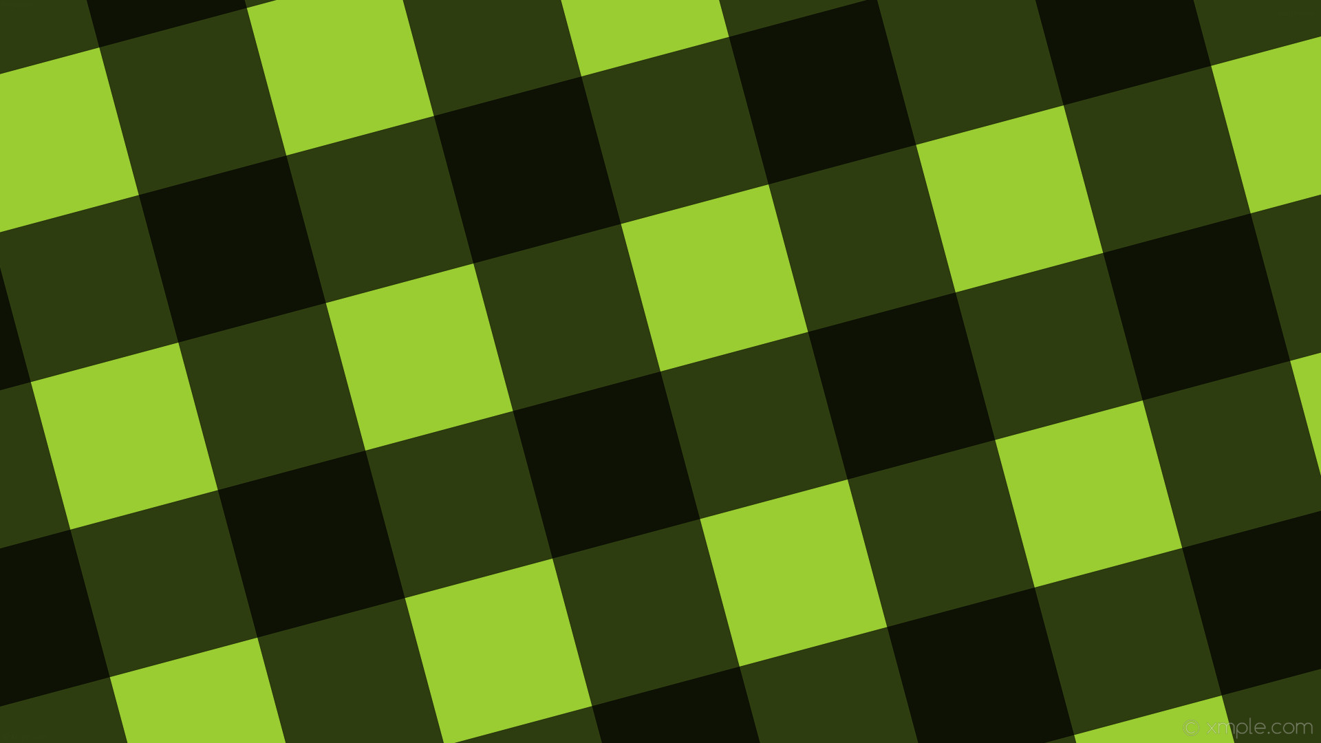 1920x1080 wallpaper black gingham green checker striped yellow green #9acd32 #000000  285Â° 222px